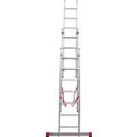 Лестница-стремянка Новая высота NV 323 трёхсекционная профессиональная 3x7 ступеней