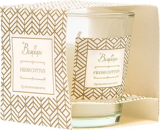 

Ароматизированая свеча Вещицы Fresh Cotton ARC-7