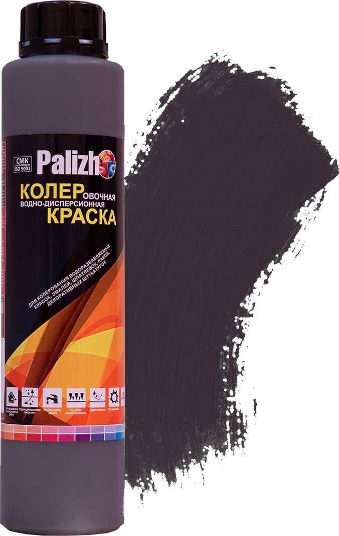 Колеровочная краска Palizh Колеровочная CP.510 750мл (мокрый асфальт)