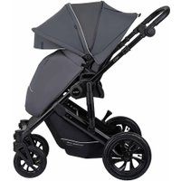 Универсальная коляска Indigo Coin (3 в 1, темно-серый)