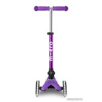 Трехколесный самокат Micro Mini Micro Deluxe Foldable LED (сиреневый)