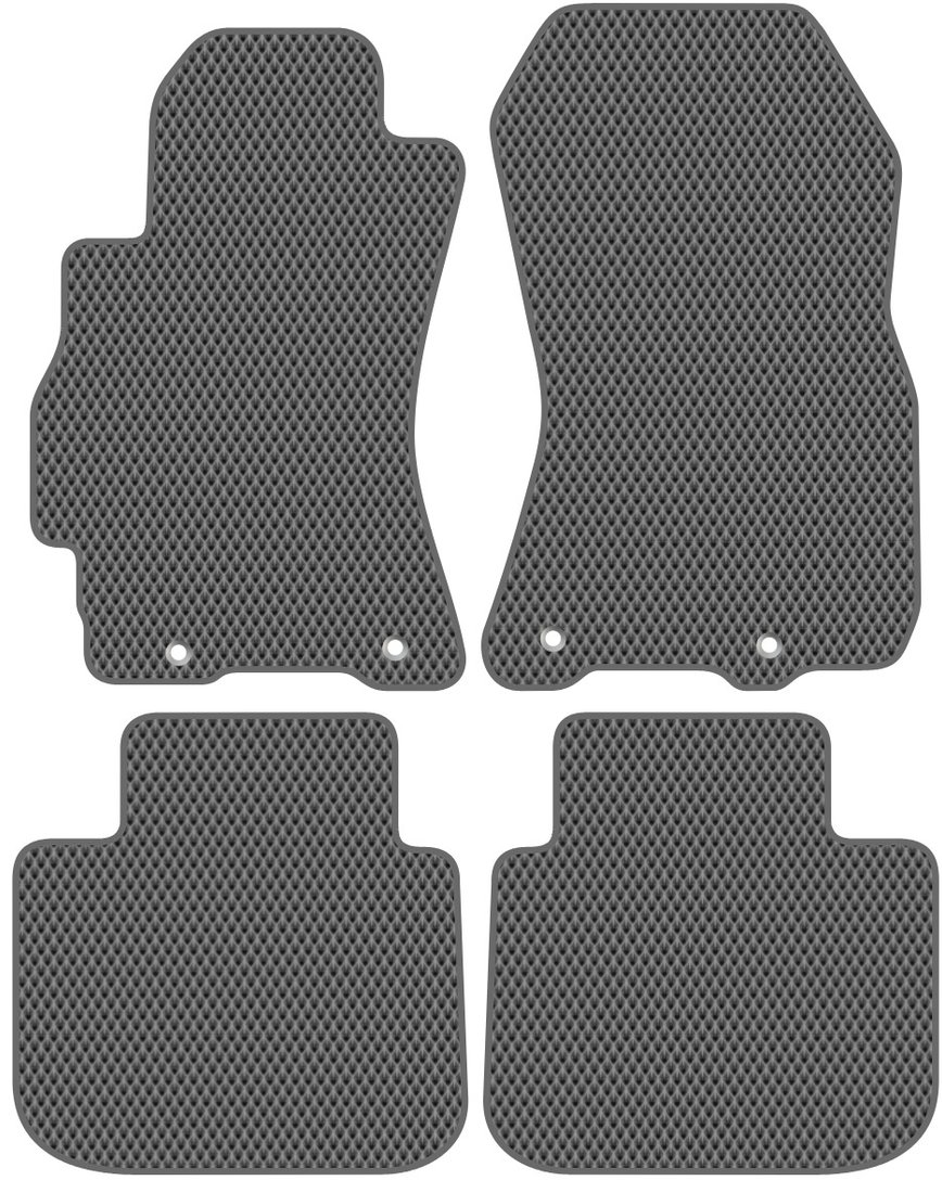 

Комплект ковриков для авто Alicosta Subaru Outback (универсал / BR) 2009 - 2015 (серый, ромб)