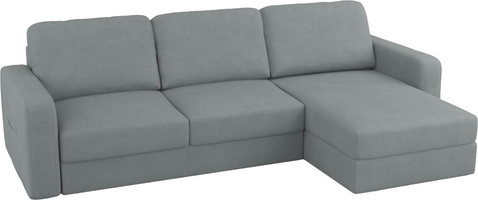 

Угловой диван Mio Tesoro Aurora правый (Velutto 12 серый)