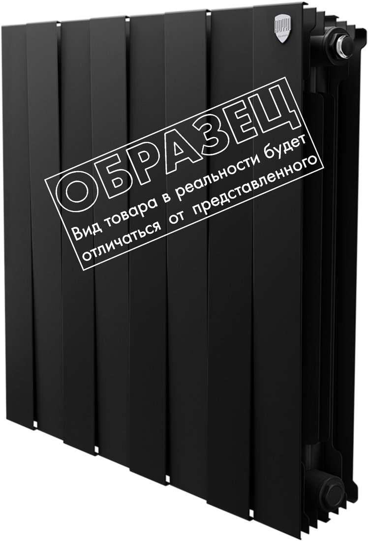 Биметаллический радиатор Royal Thermo Piano Forte 500 Noir Sable (14 секций)