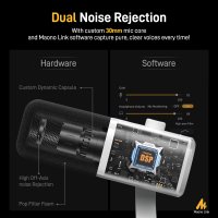 Проводной микрофон Maono PD100X (белый)