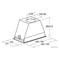 Кухонная вытяжка Exiteq EX-3015