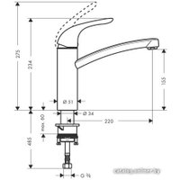 Смеситель Hansgrohe Focus E 31780000