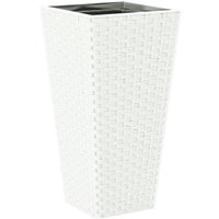 Кашпо Form-Plastic Rattana Slim FP-3900-011 (белый)
