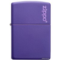 Зажигалка Zippo Classic Purple Matte Zippo Logo 237ZL