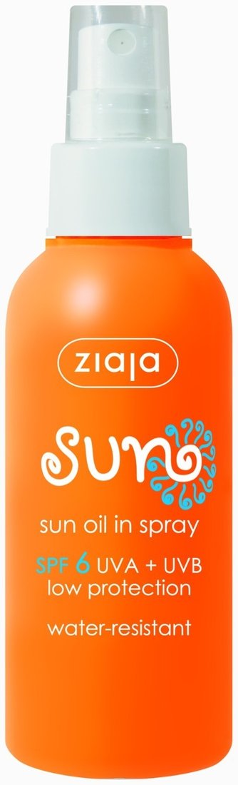 

Масло солнцезащитное Ziaja Sun в виде спрея SPF6 125 мл