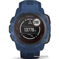 Умные часы Garmin Instinct Solar (голубой прилив)