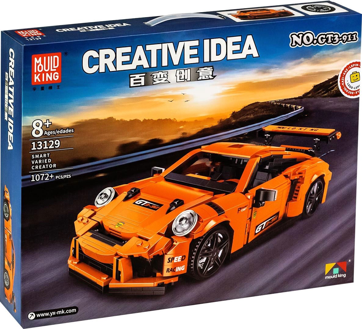 

Конструктор Mould King 13129 Porsche GT3 RS