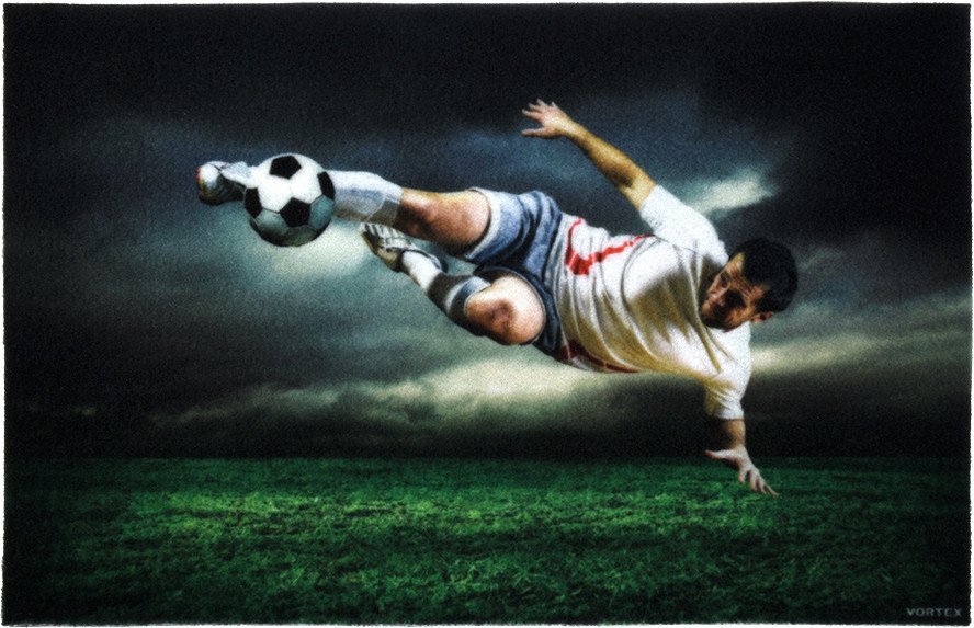 

Придверный коврик Vortex Samba фотопечать Футбол 50x80 24146 (зеленый/синий)