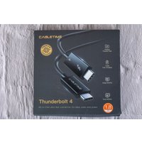 Кабель Cabletime CT40K Thunderbolt 4 8K/40G/100W CT-C160-U31-TB4-BB1.8 (1.8 м, черный)