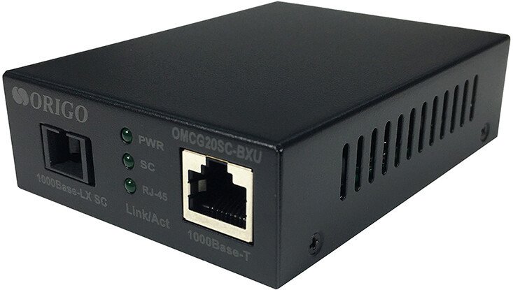 Медиаконвертер Origo OMCG20SC-BXU/A1A