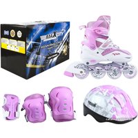 Роликовые коньки MaxCity Volt Combo (р. 39-42, розовый)