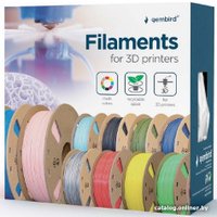 Пластик Gembird PLA 1.75 мм 800 г (черный)