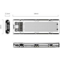 Бокс для накопителей M.2 Orico TCM2-C3-SV