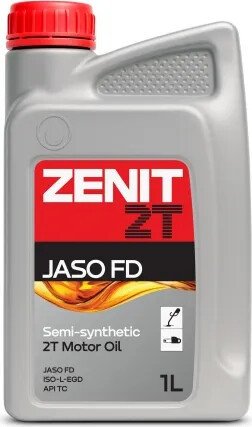 Моторное масло Zenit 2T Jaso FD 1л