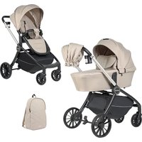 Универсальная коляска Farfello 2в1 Baby shell BS-13 (бежевый/комби рама)