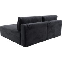 Угловой диван Лига диванов Лига-060 НПБ угол универсальный 129497 (велюр Tower 11 темно-серый)