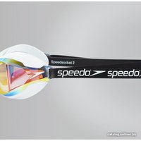 Очки для плавания Speedo Fastskin Speedsocket 2 Mirror B586 (белый/черный)