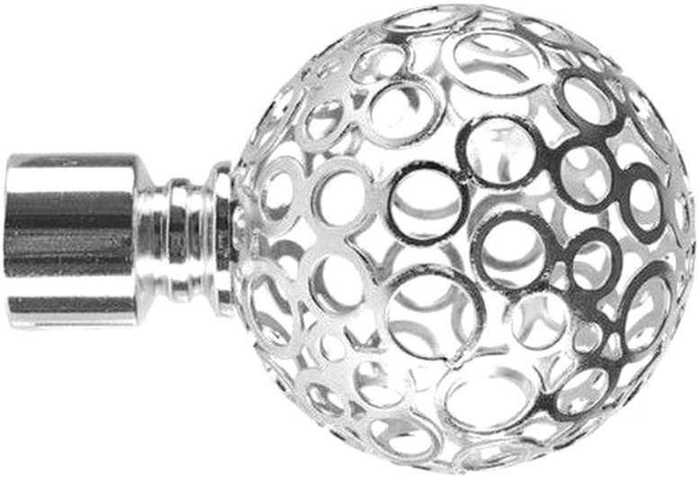 

Наконечник для карниза Lm Decor YF095 Ажур 16мм (хром)