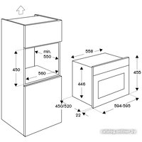 Электрический духовой шкаф Bertazzoni F457MODVTC