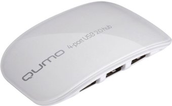  QUMO White Line 4-port USB2.0 Hub