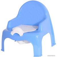 Детский горшок Эльфпласт EP023 (голубой/белый)