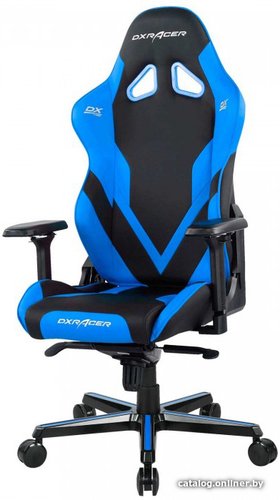 Игровое (геймерское) кресло DXRacer OH/G8200/NB (синий/черный)