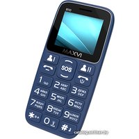 Кнопочный телефон Maxvi B110 (синий)