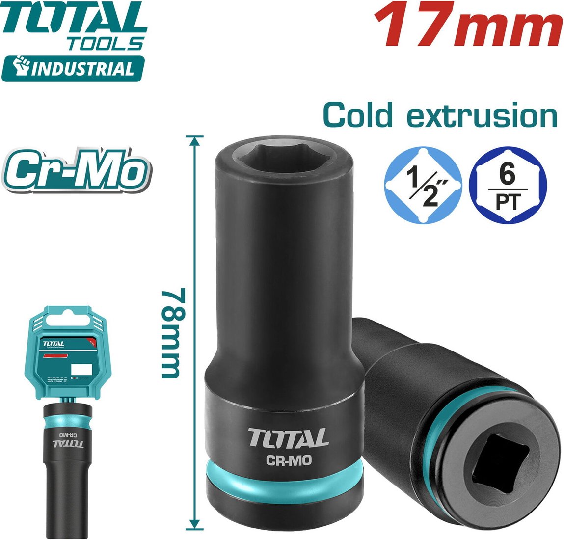 

Головка слесарная Total THDIS12172L