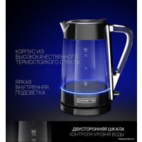 Электрический чайник Polaris PWK 1715CGL Water Way Pro (черный)