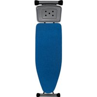 Чехол для гладильной доски Comfort Alumin С подложкой 110x33см (лен/лазурно-синий)