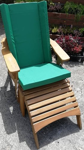 Шезлонг Wooden Story Аризона (дуб, зеленый)