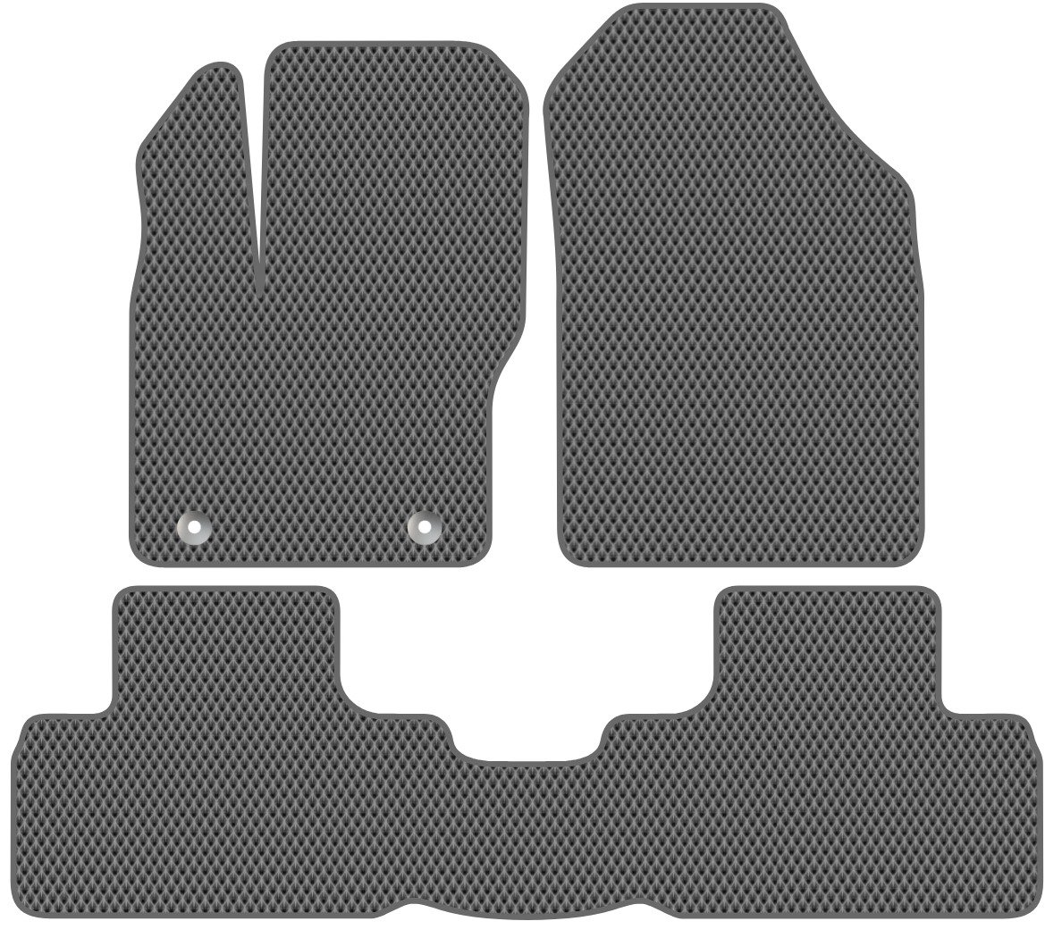 

Комплект ковриков для авто Alicosta BYD YUAN I (suv / SUV) 2018 - Н.В. (серый, ромб)