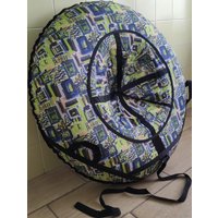 Тюбинг Emi Filini Design Lux 120 см (зеленый/граффити)