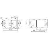 Кухонная мойка TEKA Universo 60 B-GT Оникс [88320]