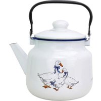 Чайник без свистка Эмаль Гуси 01-2713н/4М