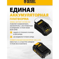 Эксцентриковая шлифмашина Denzel COS-125 (с 1-им АКБ)