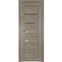 Межкомнатная дверь ProfilDoors 2.76XN L 80х200 (каштан темный, стекло прозрачное)