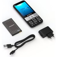 Кнопочный телефон Maxvi B33 (черный) в Бобруйске