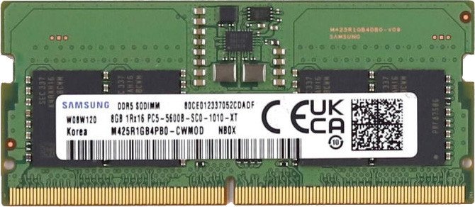 Оперативная память Samsung 8ГБ DDR5 SODIMM 5600 МГц M425R1GB4PB0-CWM0D