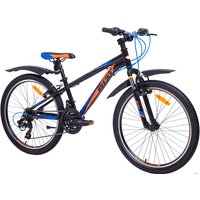 Велосипед AIST Rocky Junior 2.0 (черный/оранжевый, 2017)