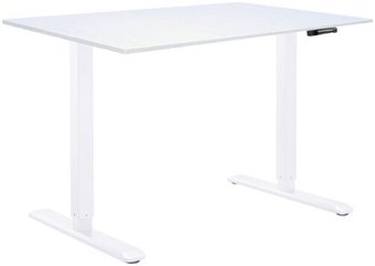 Стол с регулировкой высоты ErgoSmart Manual DESKFIT DF100 1200х650х18 мм (Ясень Тронхейм/белый)