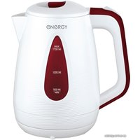 Электрический чайник Energy E-214 (белый/красный)