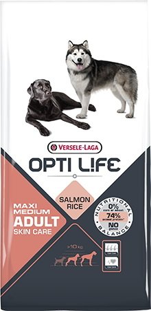 

Сухой корм для собак Versele Laga Opti Life Adult Skin Care Medium & Maxi с лососем и рисом 12.5кг