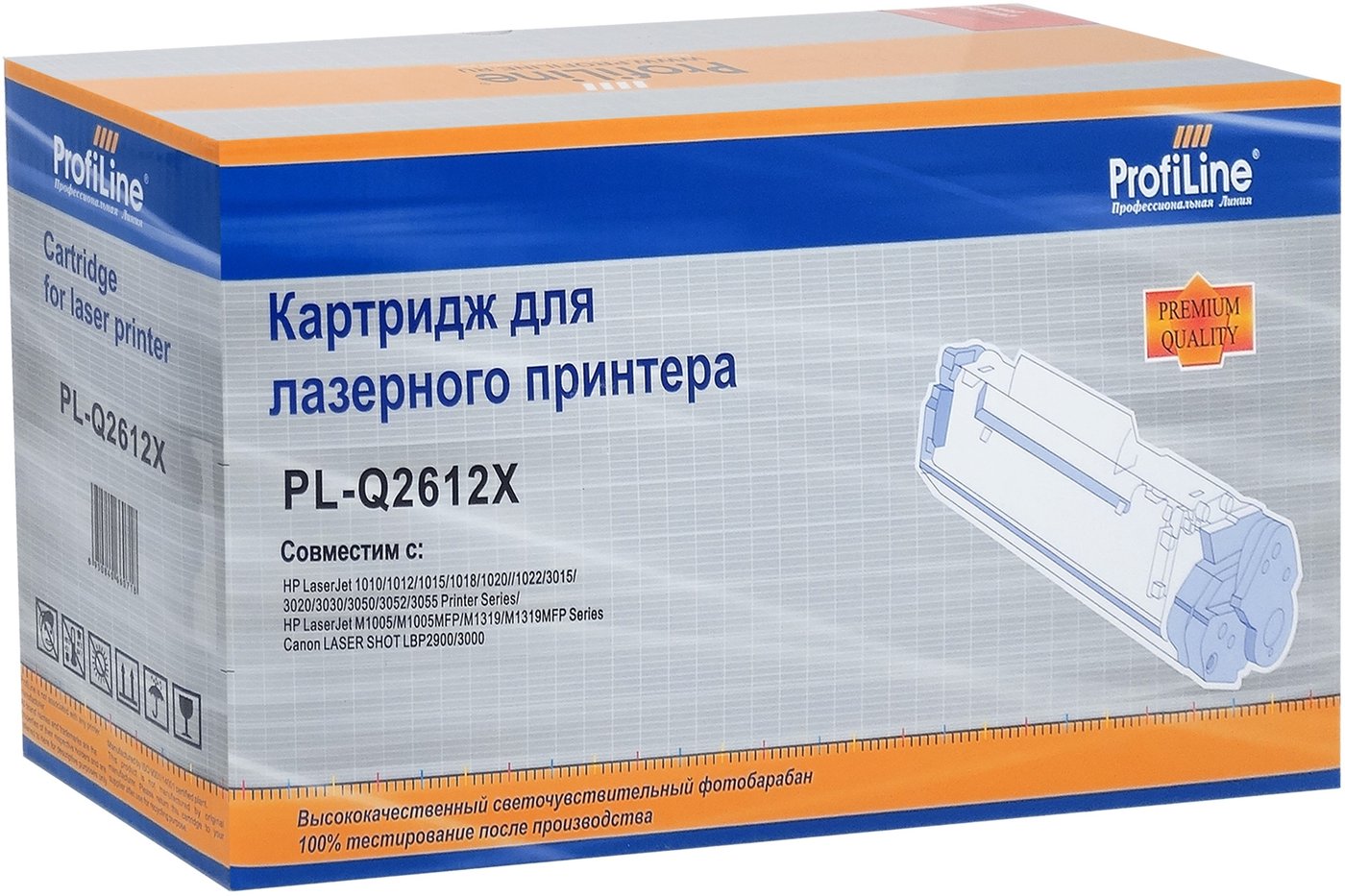 

Картридж ProfiLine PL-Q2612X (аналог HP, Canon)
