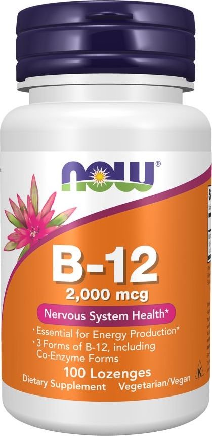 Витамин Now Foods Vitamin B-12 2.000 mcg (100 таблеток)